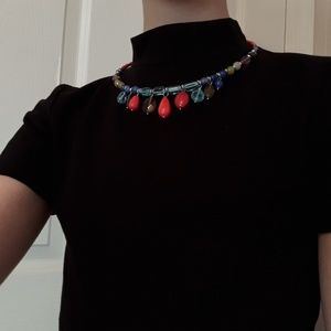 Multi-Colored Jewel Necklace